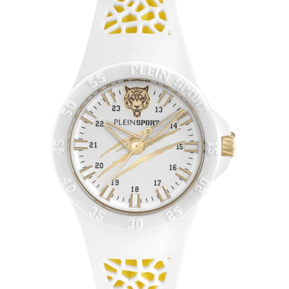 Plein Sport Men's White Strap Watch